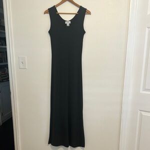 Carmen Marc Valvo Green Maxi Sleeveless Dress